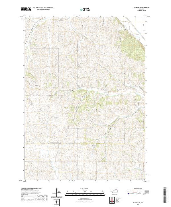 Emerson SE topographic map thumbnail
