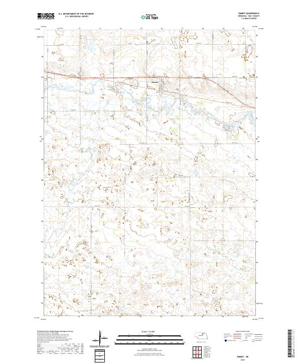 Emmet topographic map thumbnail