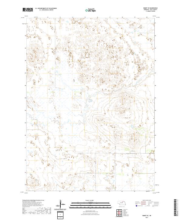 Emmet SE topographic map thumbnail