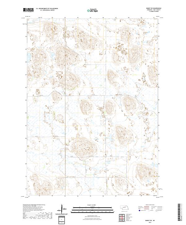 Emmet SW topographic map thumbnail