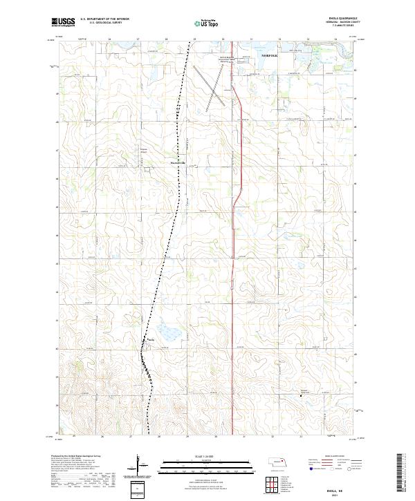 Enola topographic map thumbnail