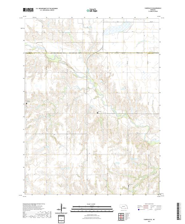 Fairfield SE topographic map thumbnail