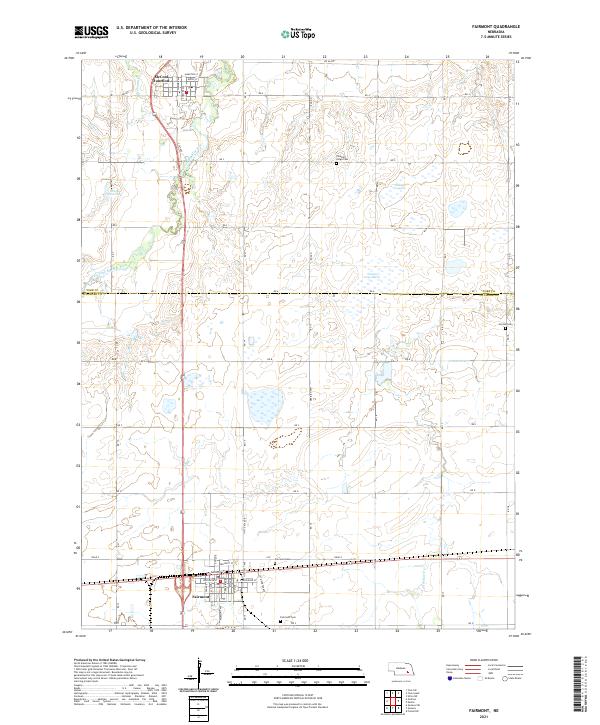 Fairmont topographic map thumbnail