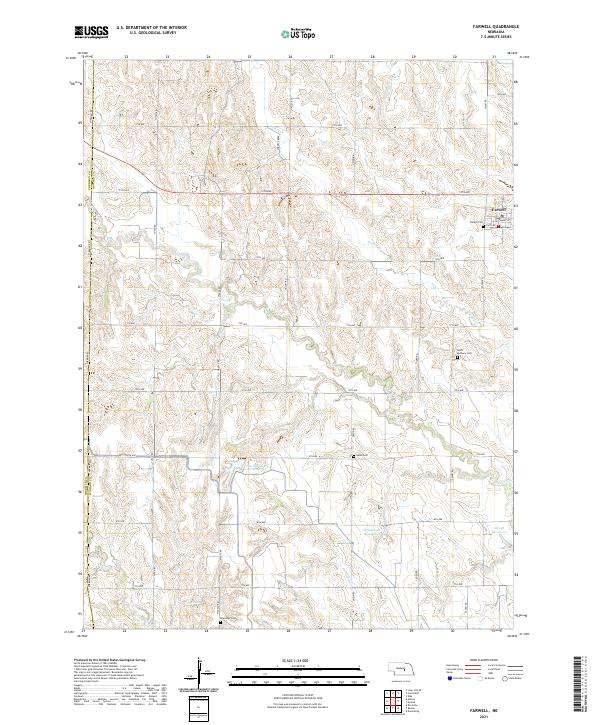 Farwell topographic map thumbnail