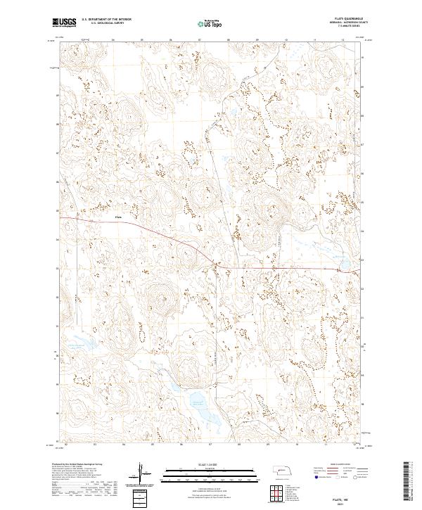 Flats topographic map thumbnail