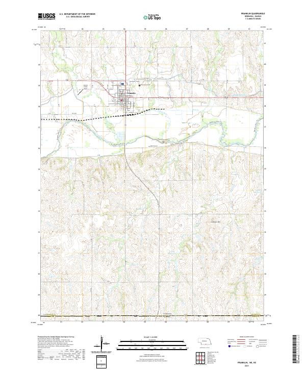 Franklin topographic map thumbnail