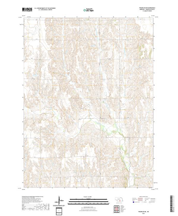 Franklin NE topographic map thumbnail