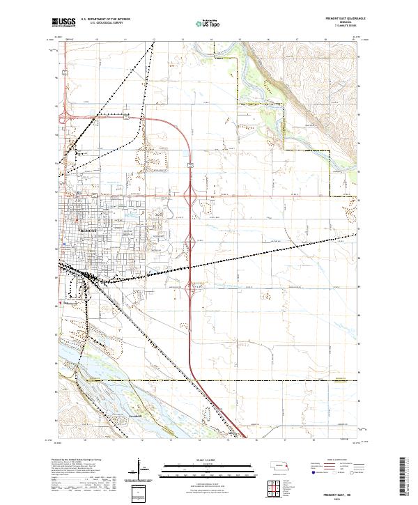 Fremont East topographic map thumbnail