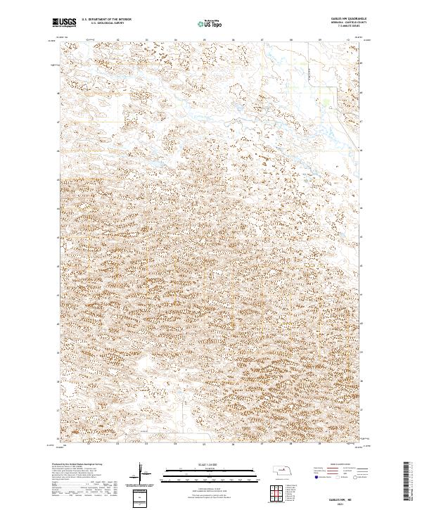 Gables NW topographic map thumbnail