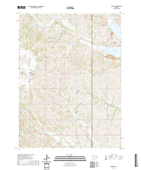 Garland topographic map thumbnail