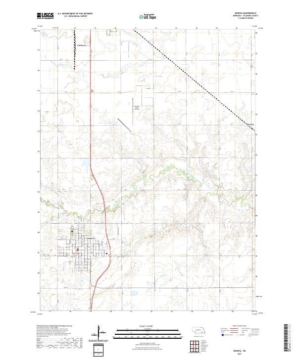 Geneva topographic map thumbnail