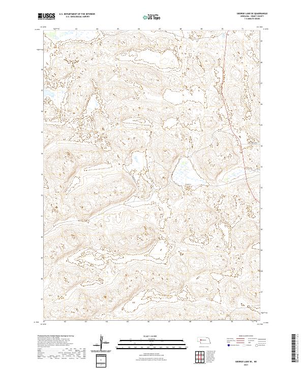 George Lake SE topographic map thumbnail