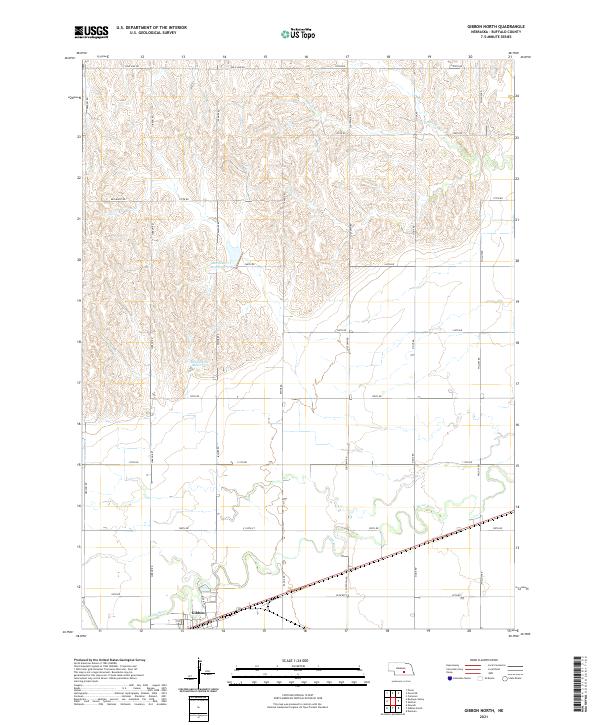 Gibbon North topographic map thumbnail