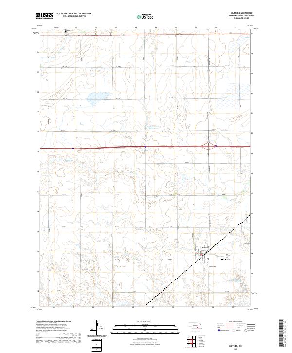 Giltner topographic map thumbnail