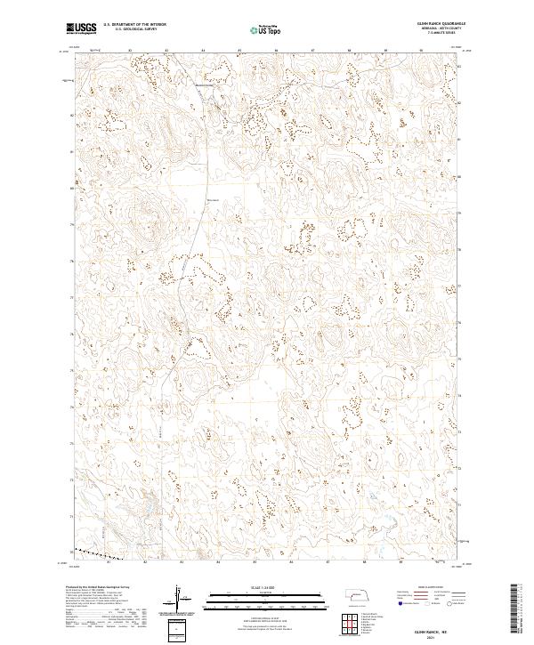 Glinn Ranch topographic map thumbnail
