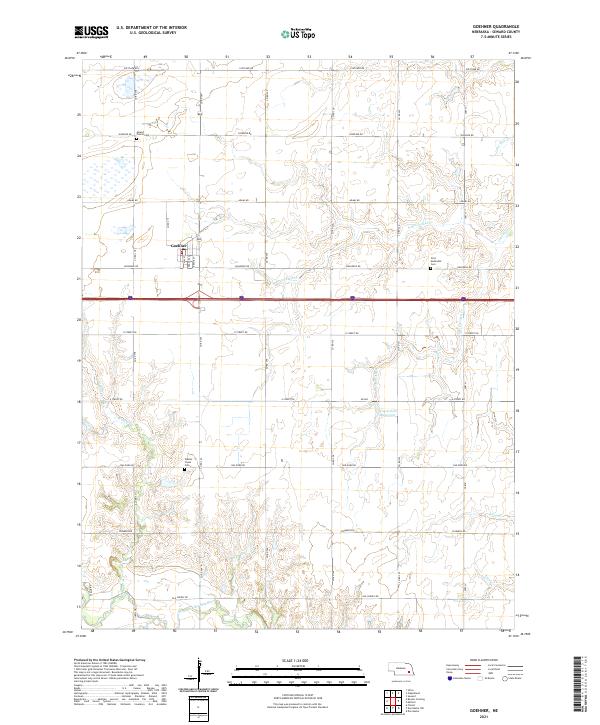 Goehner topographic map thumbnail
