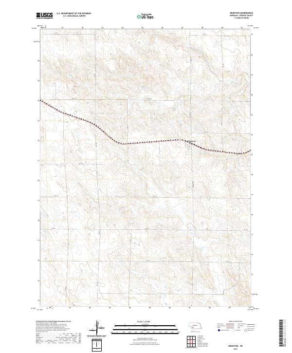 Grainton topographic map thumbnail
