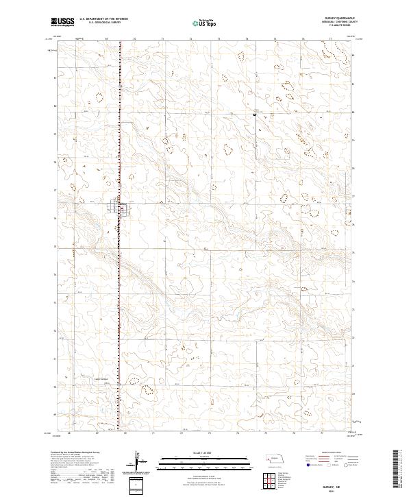 Gurley topographic map thumbnail