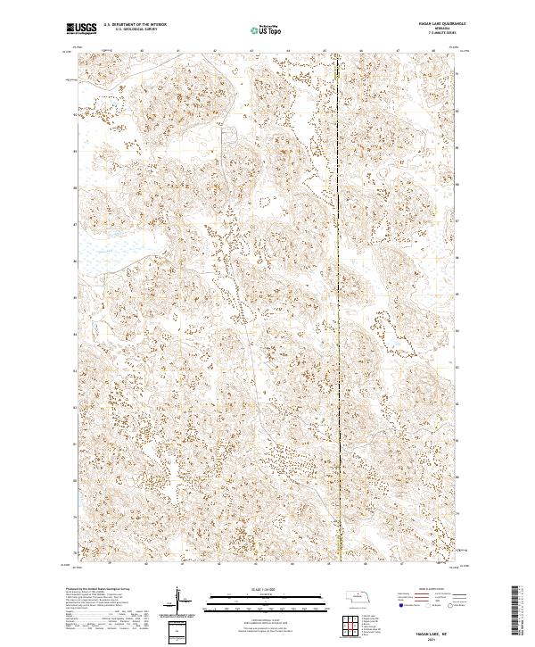 Hagan Lake topographic map thumbnail