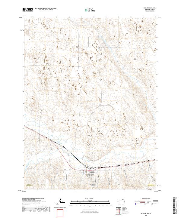 Haigler topographic map thumbnail