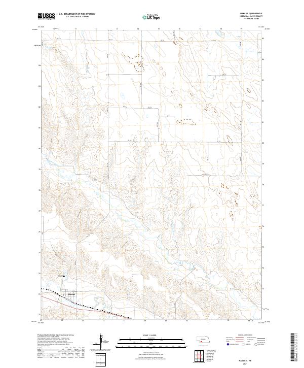 Hamlet topographic map thumbnail