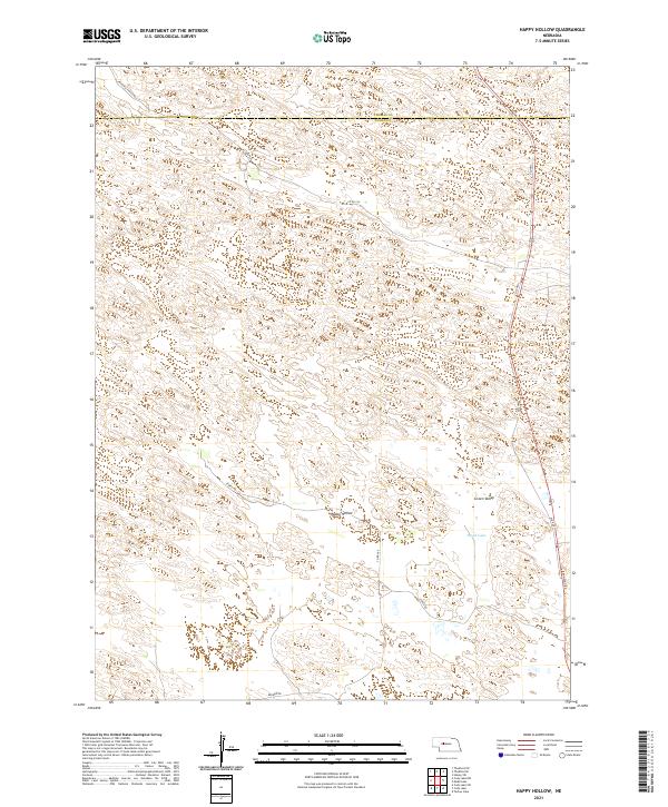 Happy Hollow topographic map thumbnail