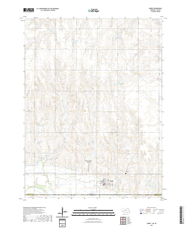 Hardy topographic map thumbnail