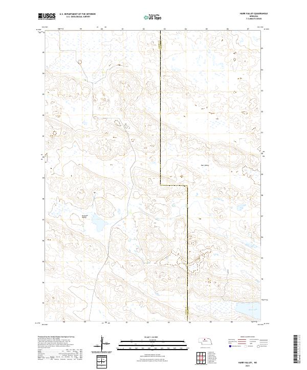 Harr Valley topographic map thumbnail