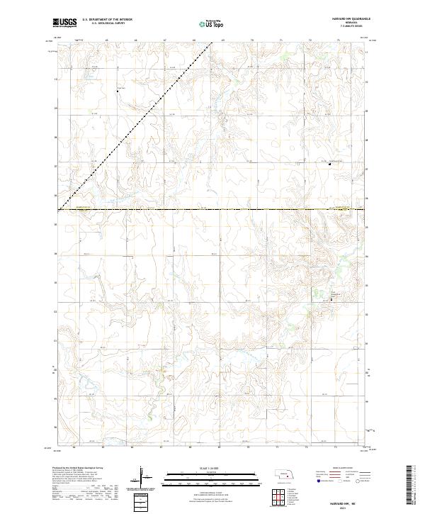 Harvard NW topographic map thumbnail
