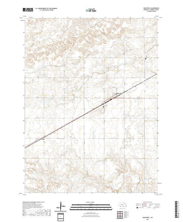 Heartwell topographic map thumbnail