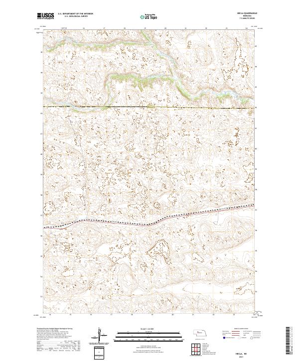 Hecla topographic map thumbnail