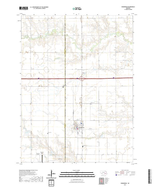 Henderson topographic map thumbnail