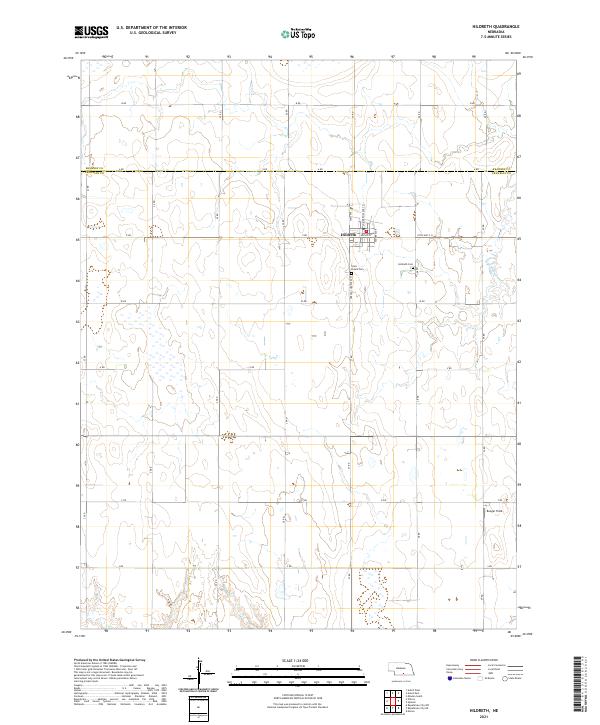 Hildreth topographic map thumbnail