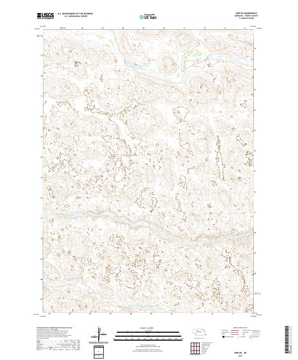 Hire NE topographic map thumbnail