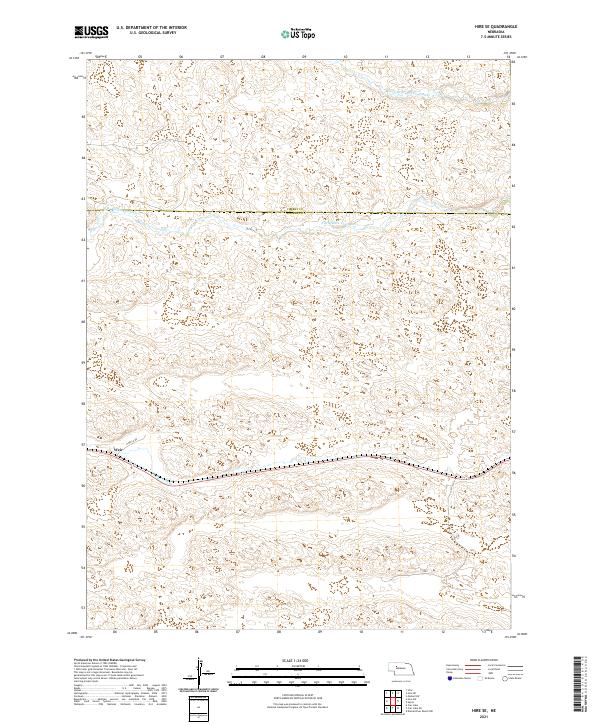 Hire SE topographic map thumbnail