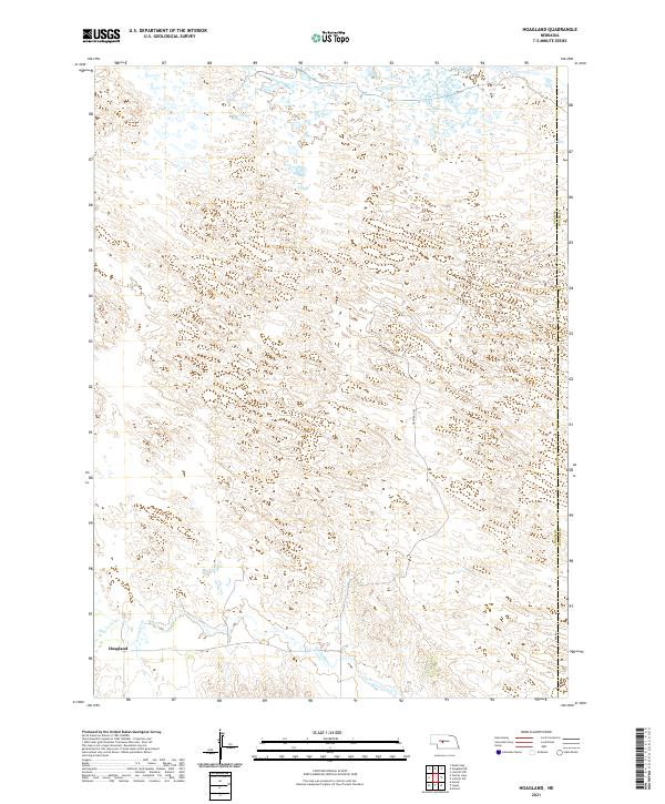 Hoagland topographic map thumbnail