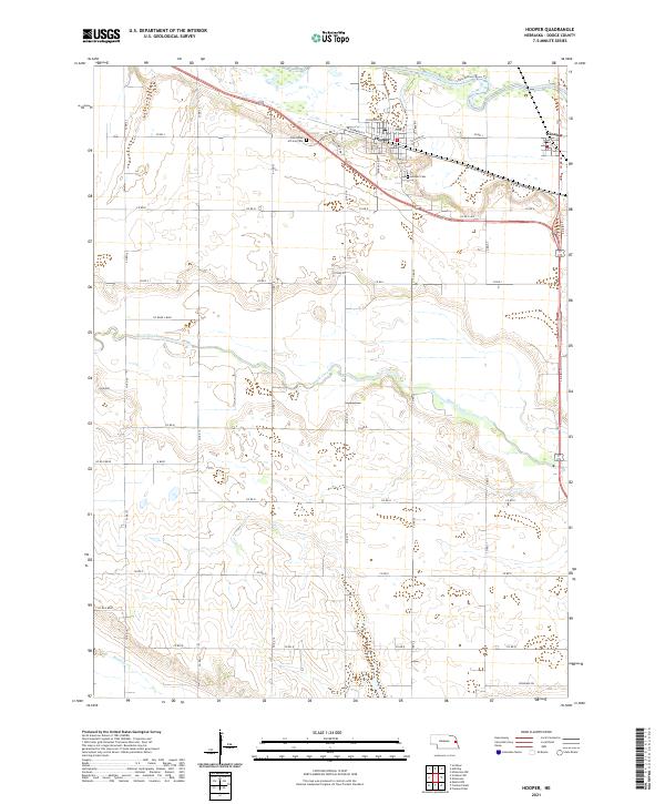 Hooper topographic map thumbnail