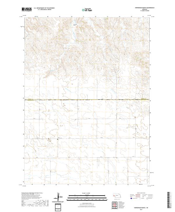 Horsehead Ranch topographic map thumbnail