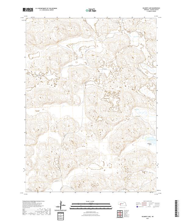 Hulbert Lake topographic map thumbnail