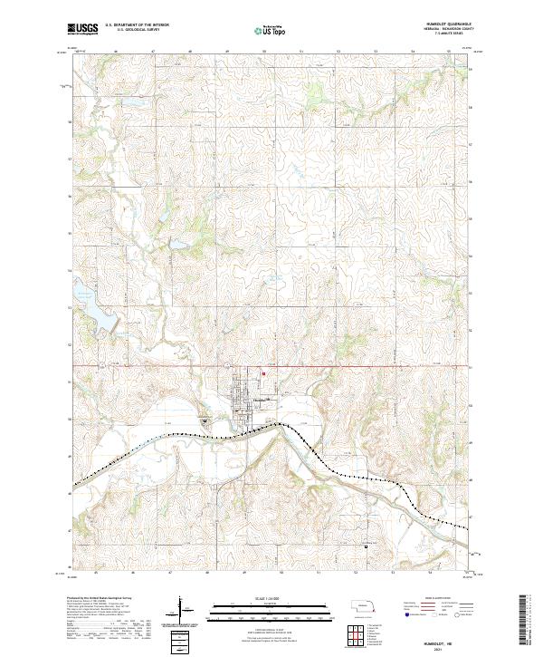 Humboldt topographic map thumbnail