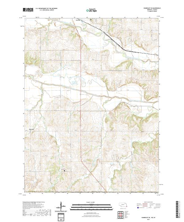 Humboldt SE topographic map thumbnail
