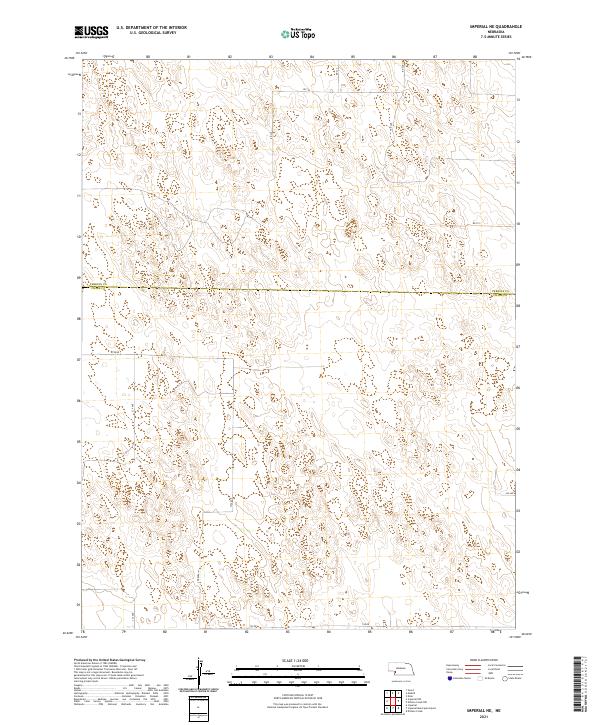 Imperial NE topographic map thumbnail