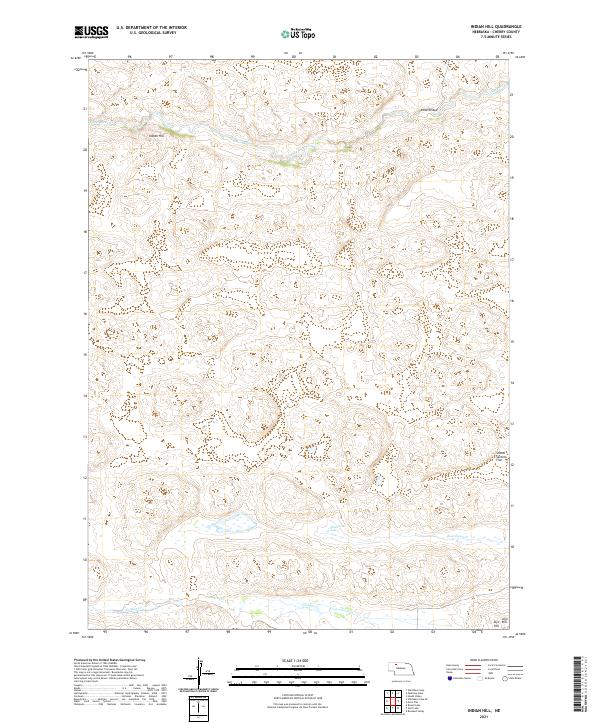 Indian Hill topographic map thumbnail