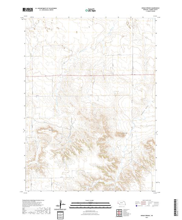 Indian Springs topographic map thumbnail