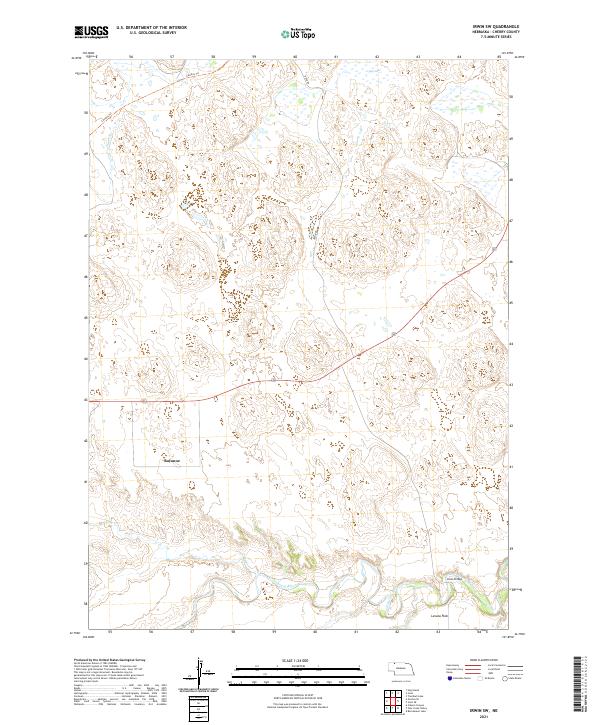 Irwin SW topographic map thumbnail