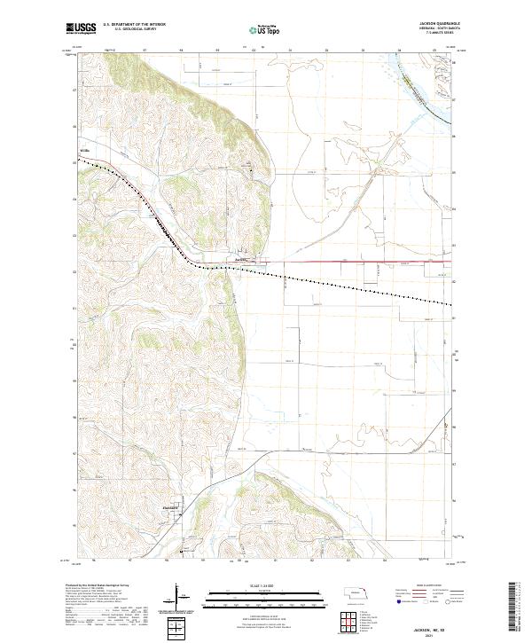 Jackson topographic map thumbnail