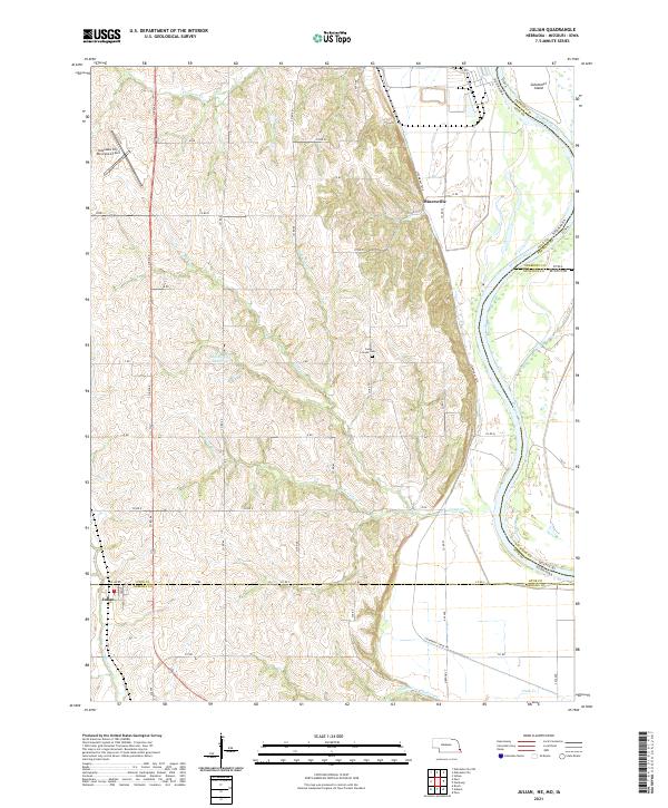 Julian topographic map thumbnail