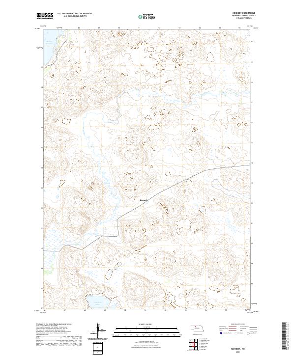 Kennedy topographic map thumbnail