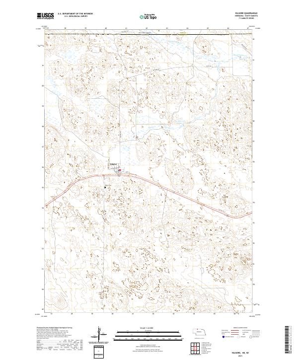 Kilgore topographic map thumbnail