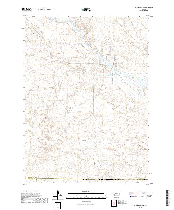 Kilpatrick Lake topographic map thumbnail